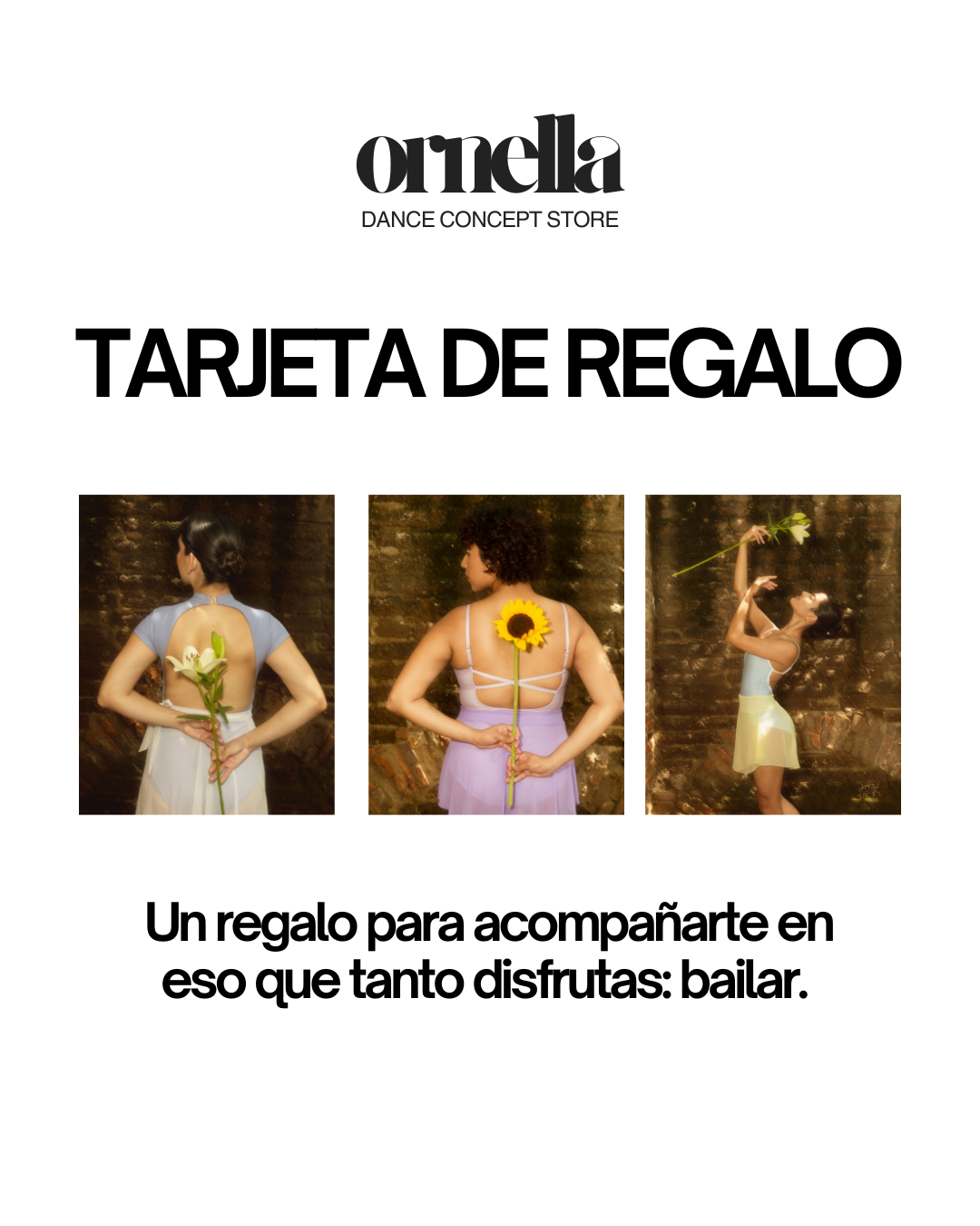 Tarjeta de regalo Ornella Dance