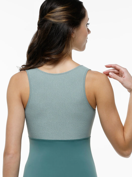 Leotardo Suffolk Aspen Zip Front Tank