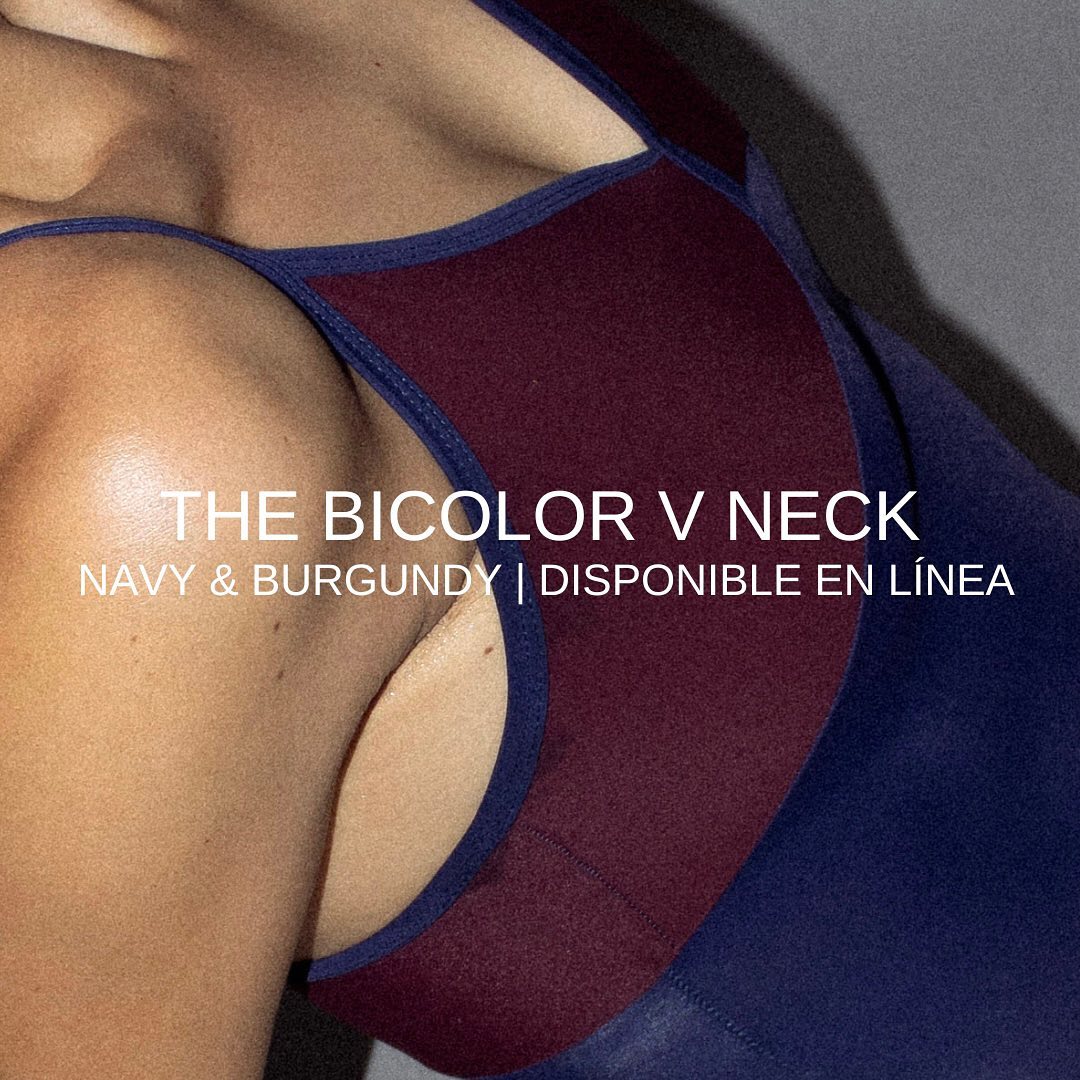 Leotardo bicolor V neck Tammlé