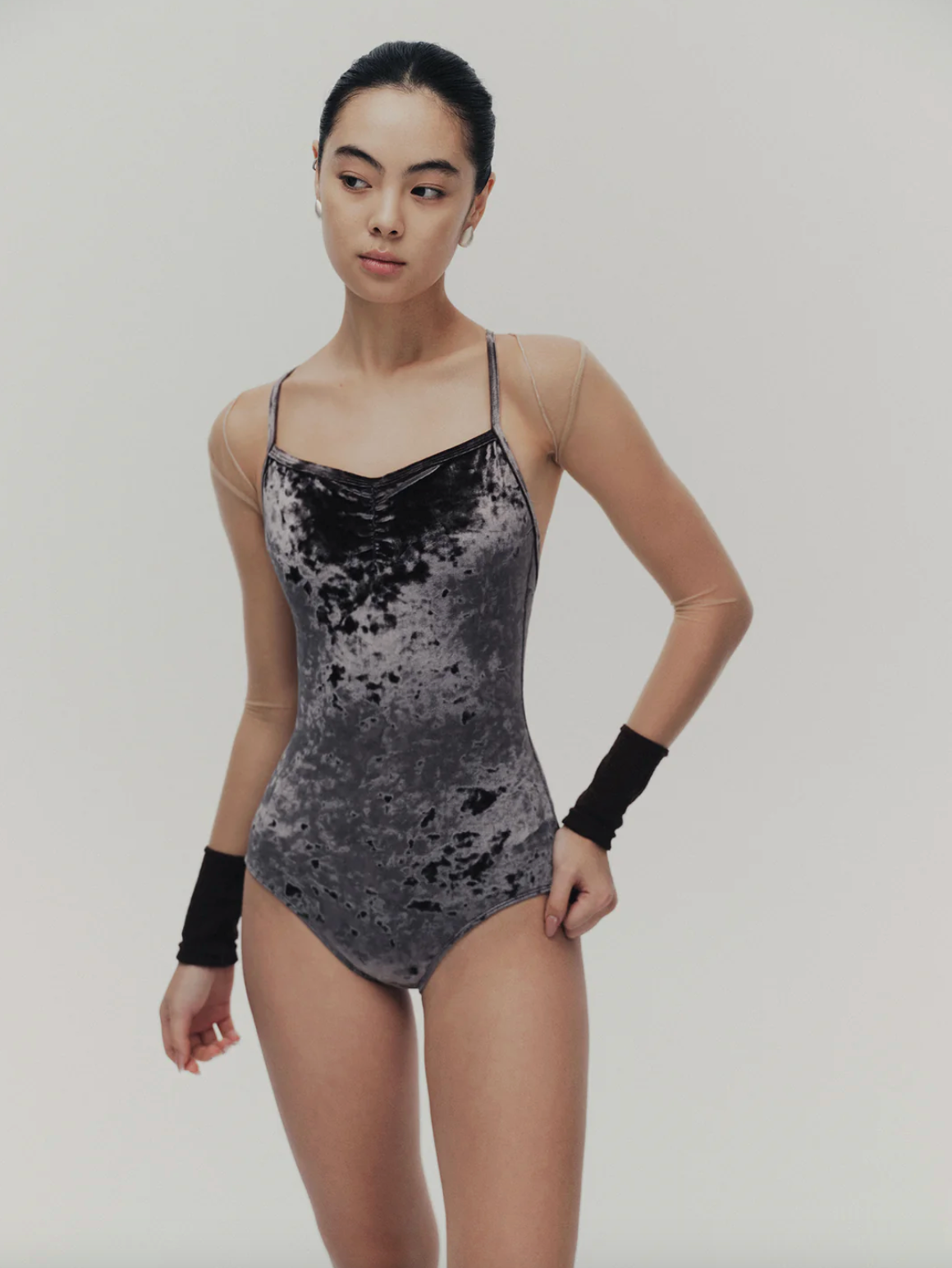 Leotardo Strappy Velvet Typha