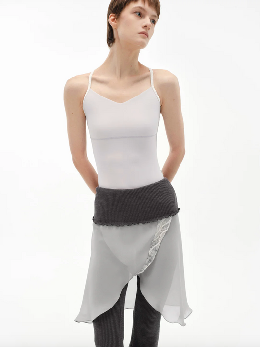 Leotardo Velvet Spaghetti Straps Nude Purple Typha