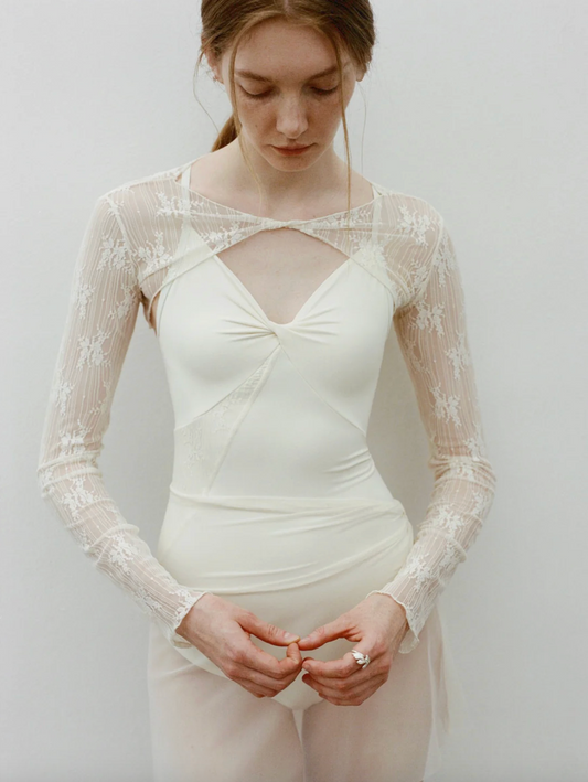 Leotardo Y-Back Knotted Lace Typha