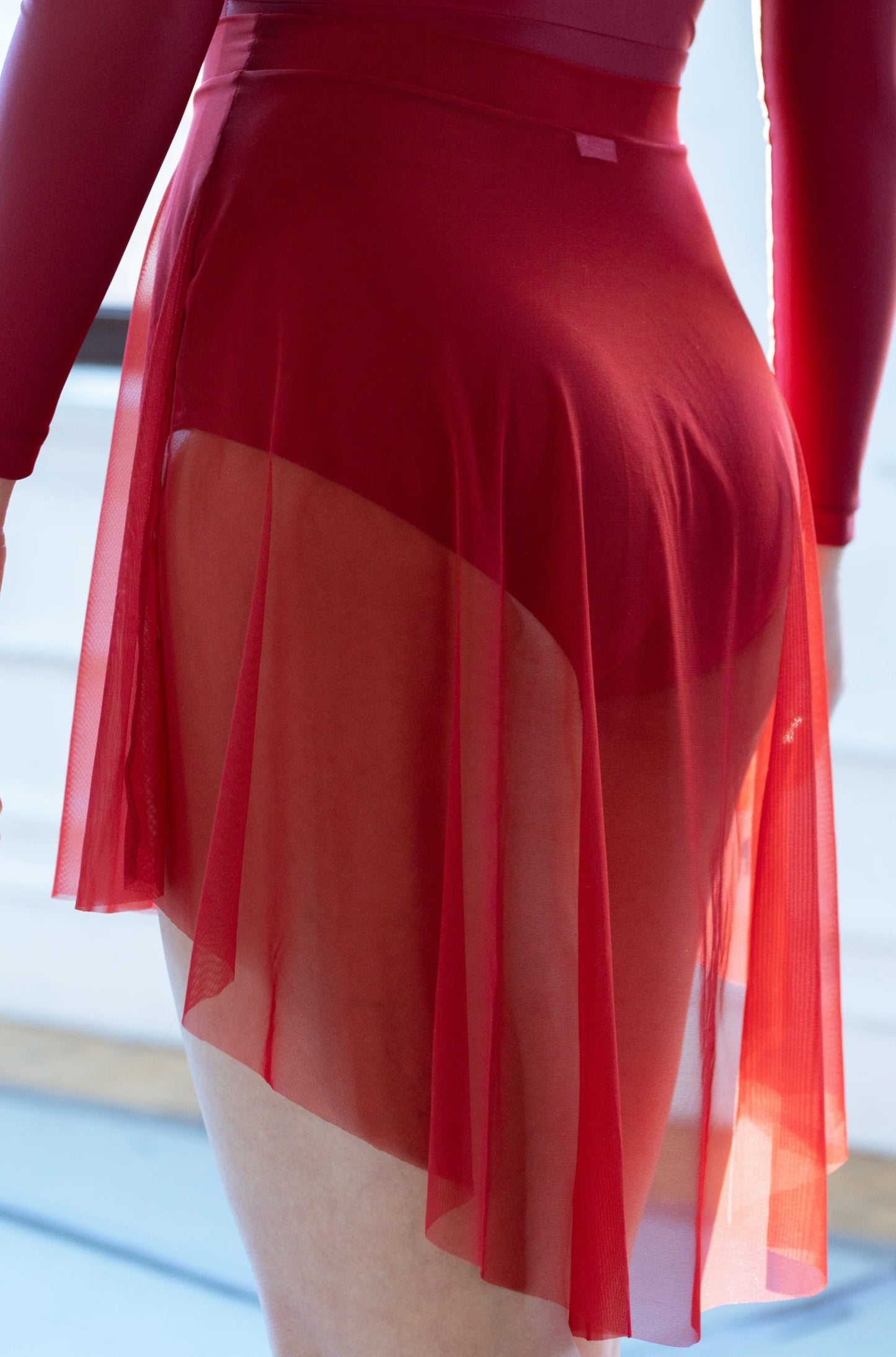 Ava Asimétrica Mesh Skirt  XIAOXIAO NY