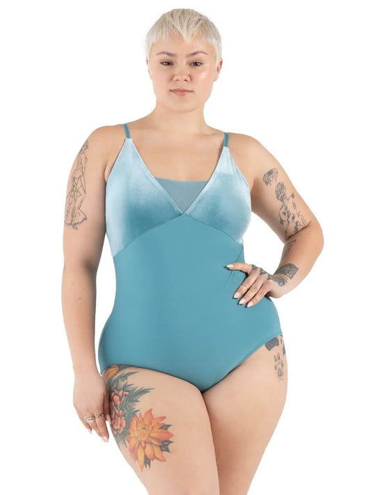 Leotardo Capezio Velvet Forest Pine